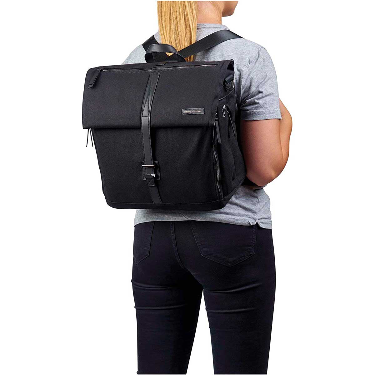 Torba / ruksak za previjanje BabaBing Day Tripper Meta Black 6