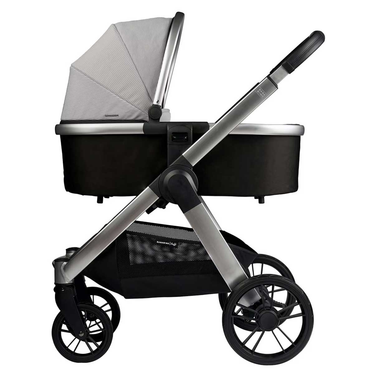 Dječja kolica 4u1 Bababing Raffi Vapour Grey + RECARO Salia Elite 2