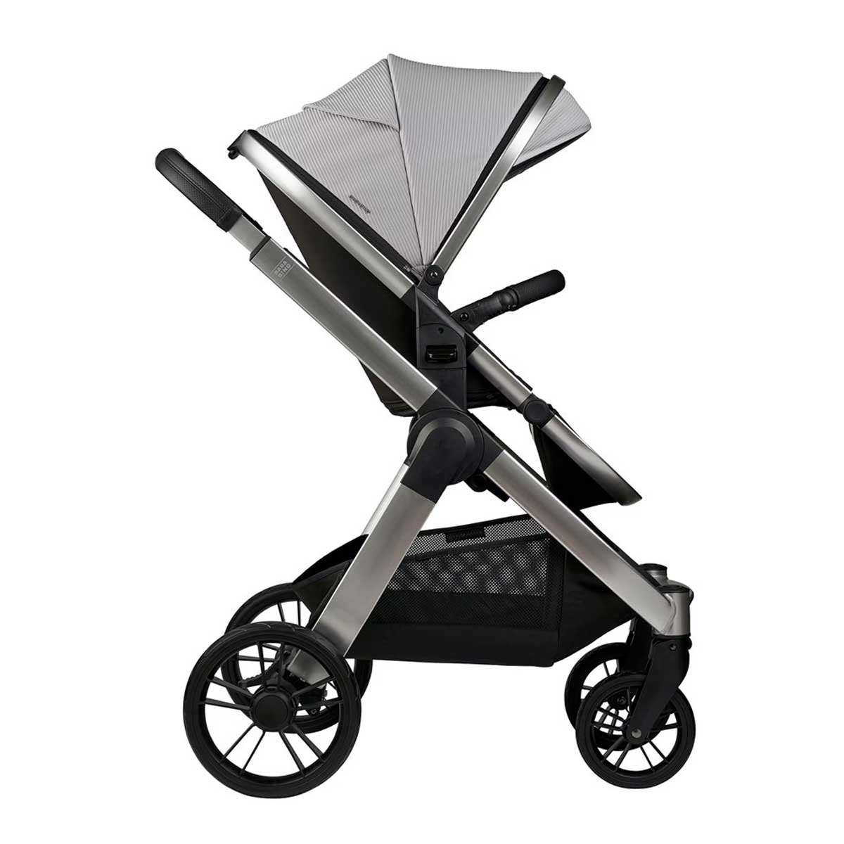 Dječja kolica 4u1 Bababing Raffi Vapour Grey + RECARO Avan + Isofix 9