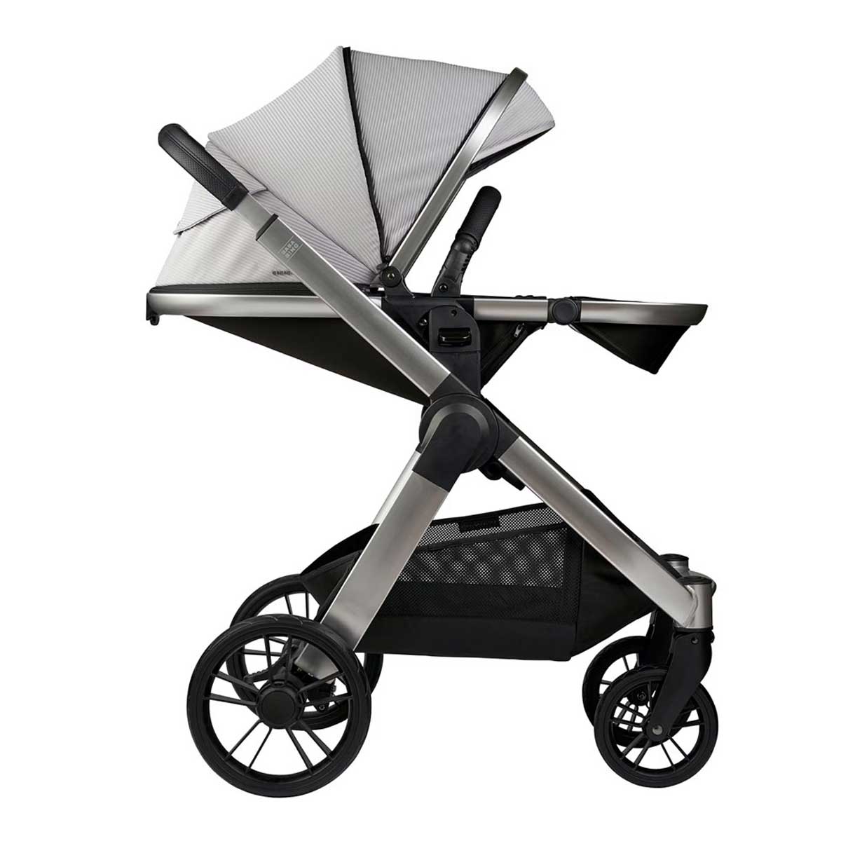 Dječja kolica 4u1 Bababing Raffi Vapour Grey + RECARO Avan + Isofix 12