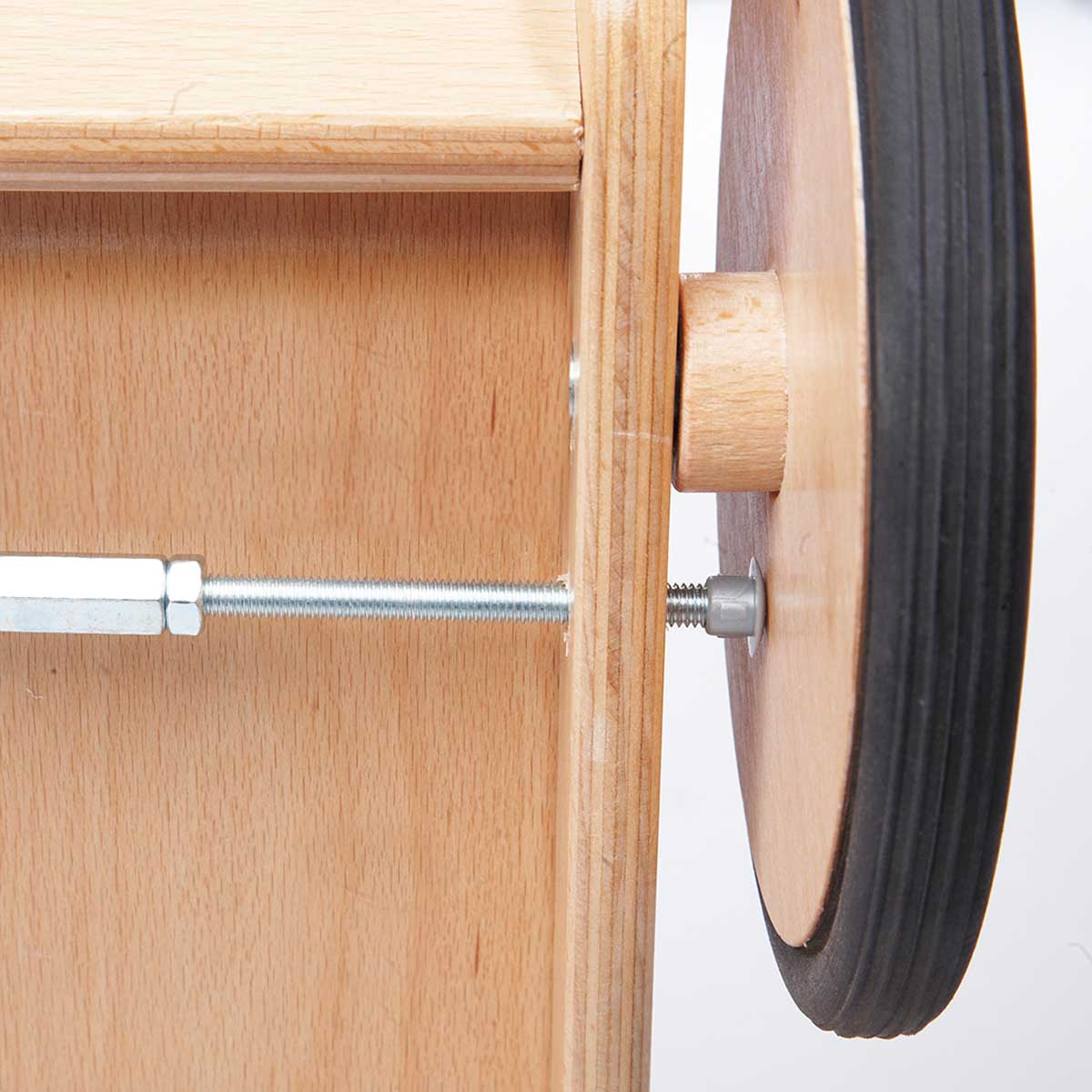 Drvena kolica – guralica za učenje hodanja Pinolino Kimi srebrni 2