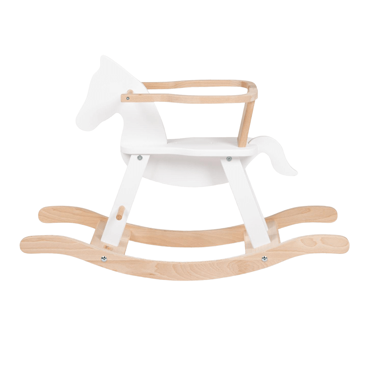 Drveni konjić za ljuljanje Pinolino Bjeli