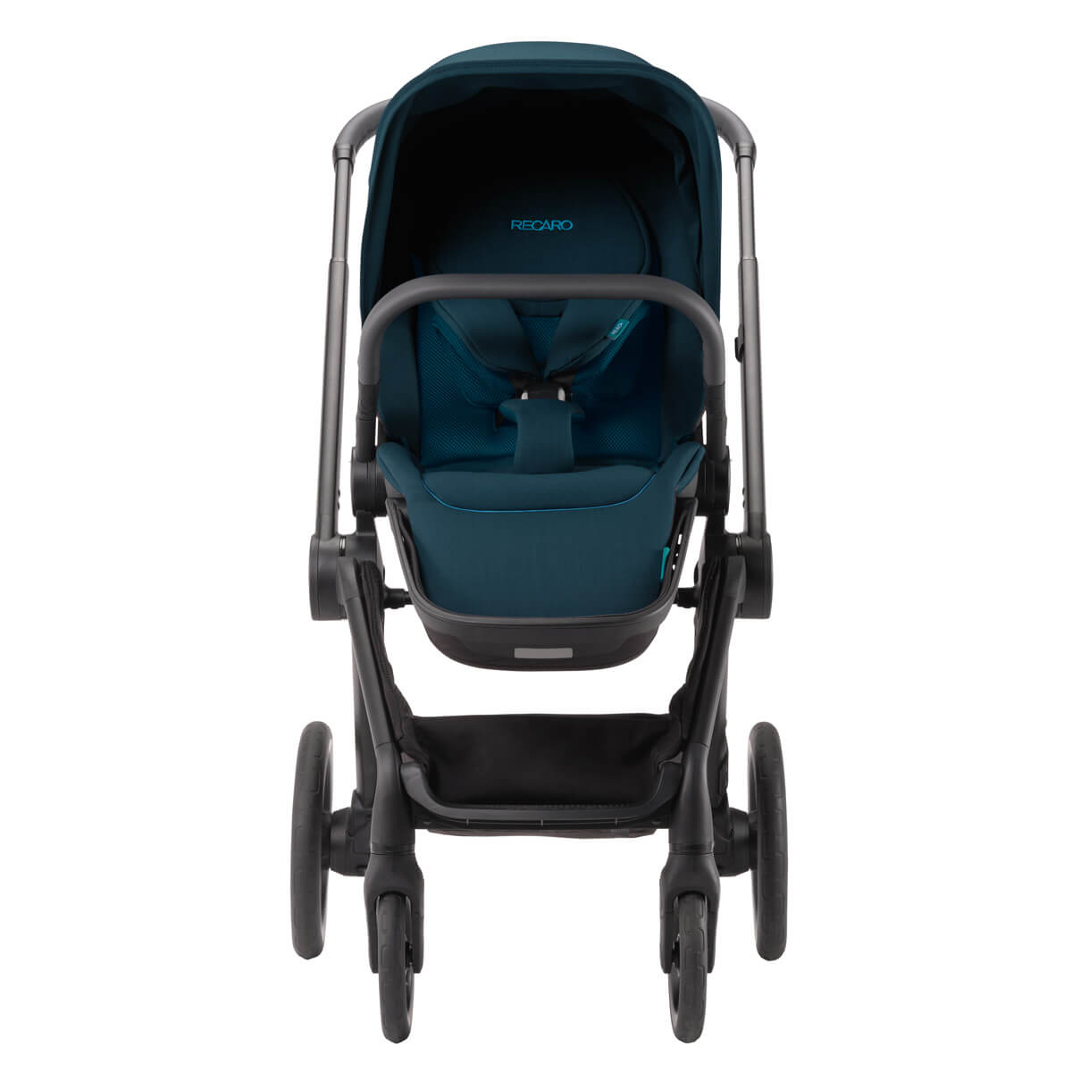 Dječja kolica 2u1 RECARO Celona s košarom za bebu [Teal Green] 3