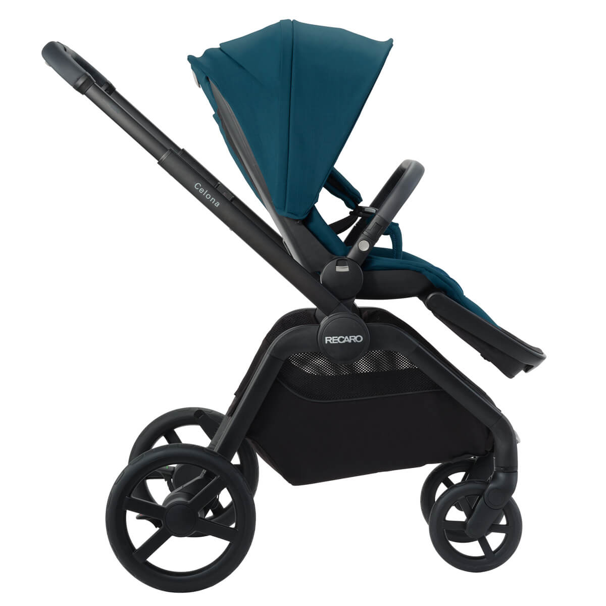Dječja kolica 2u1 RECARO Celona s košarom za bebu [Frozen Blue] 1