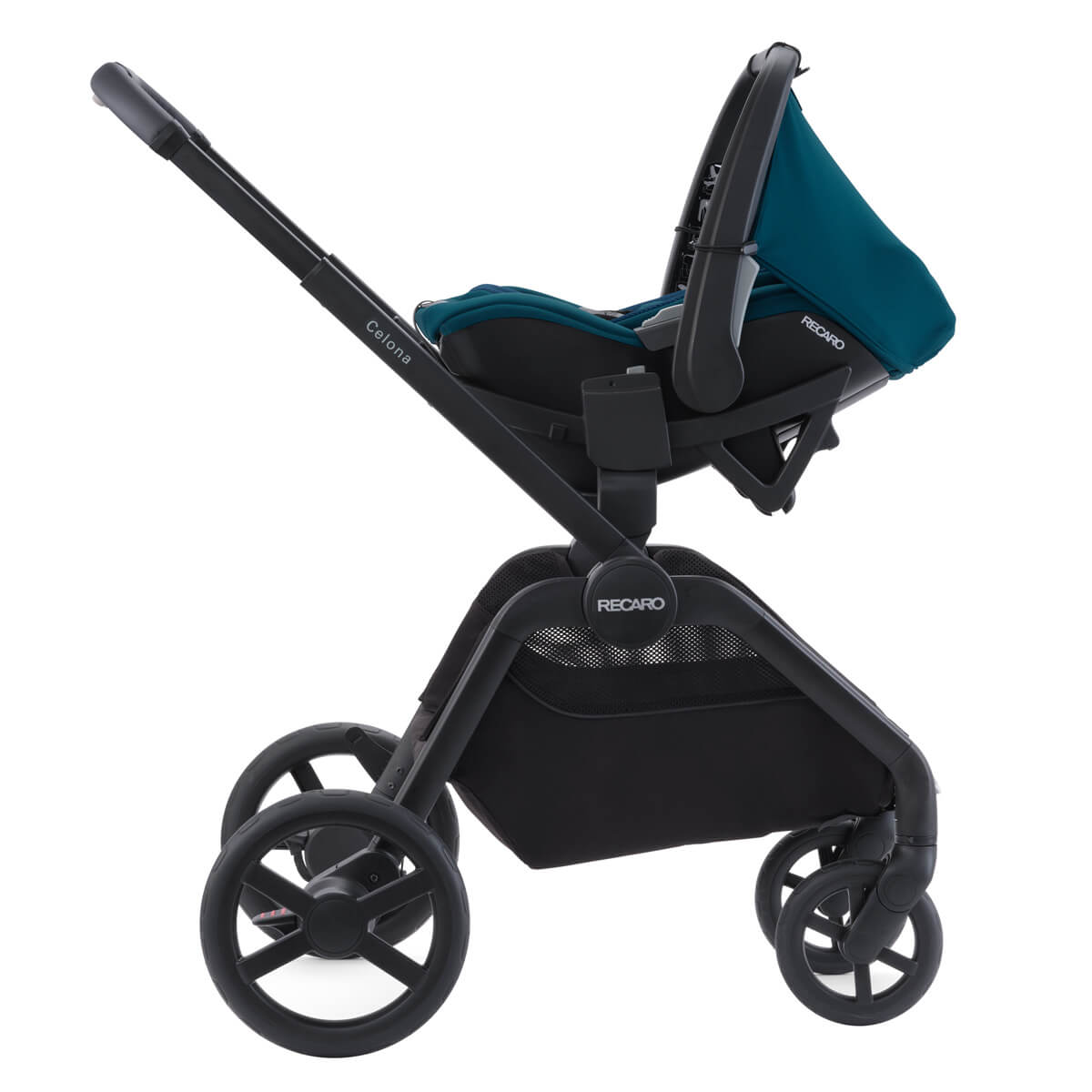 Dječja kolica 2u1 RECARO Celona s košarom za bebu [Teal Green] 15