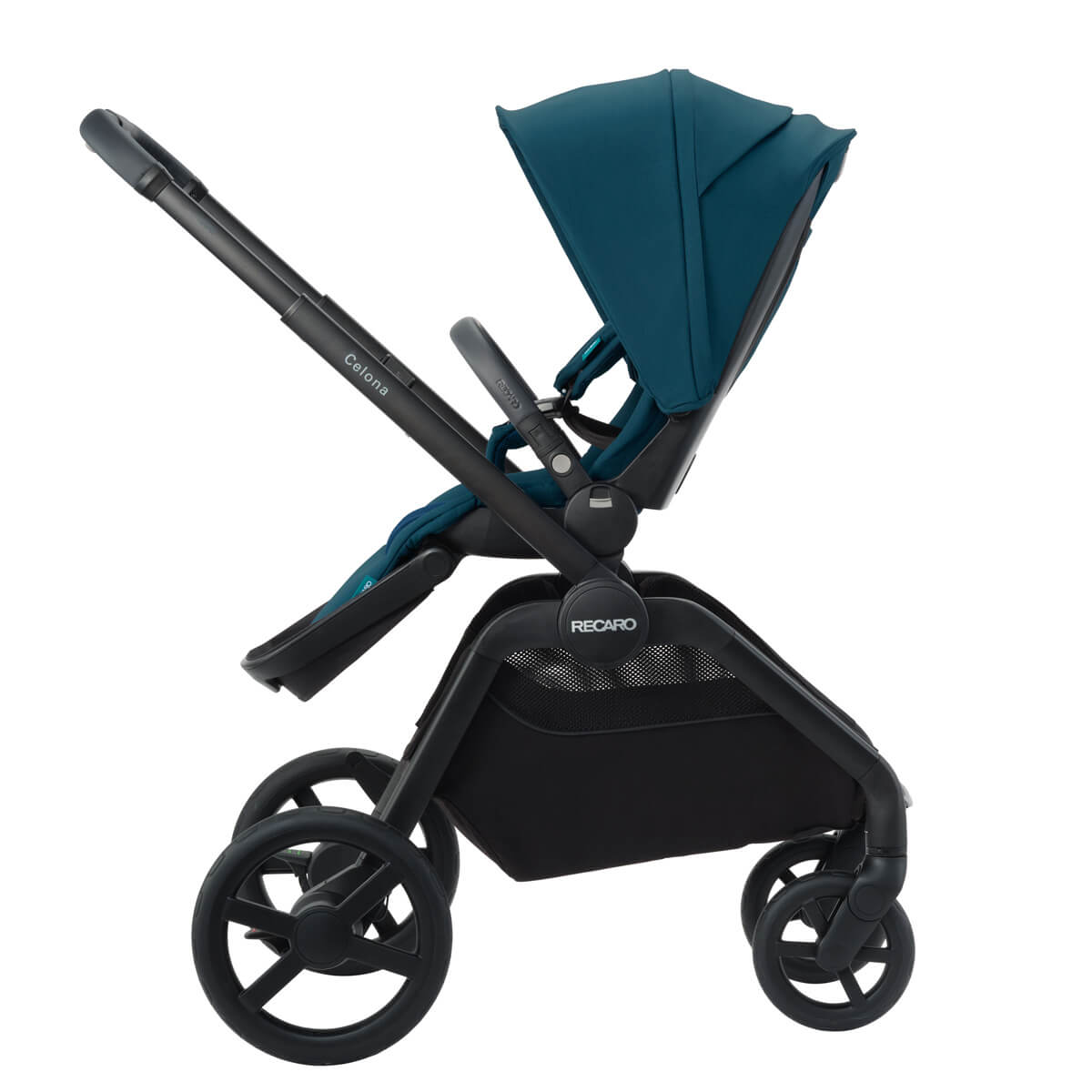 Dječja kolica 2u1 RECARO Celona s košarom za bebu [Teal Green] 17