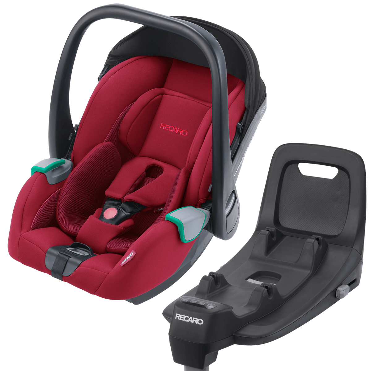 Dječja autosjedalica RECARO Avan i-Size [40 – 83 cm] Garnet Red + Isofix baza