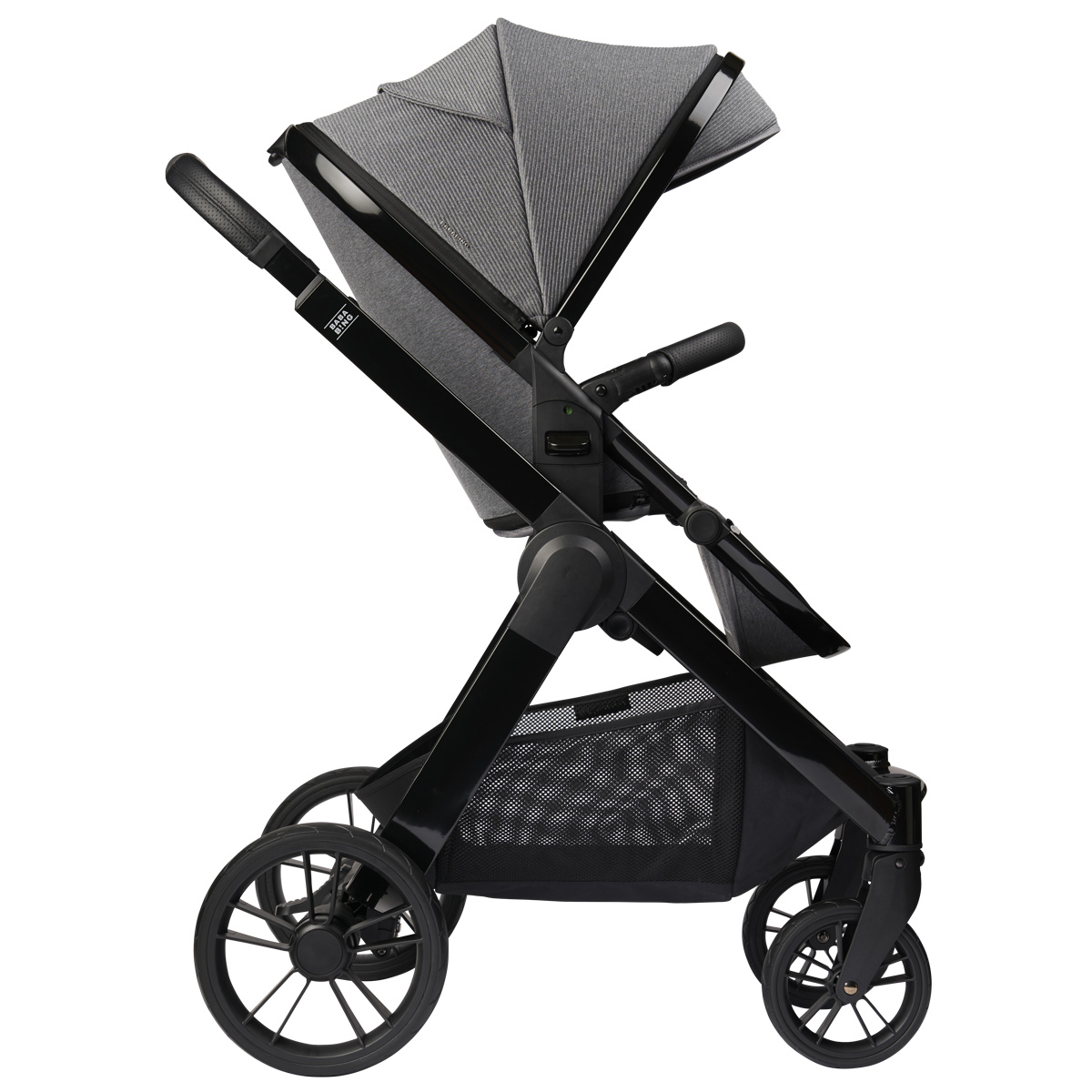 Dječja kolica 4u1 Bababing Raffi Anthra Grey + RECARO Avan + Isofix 9