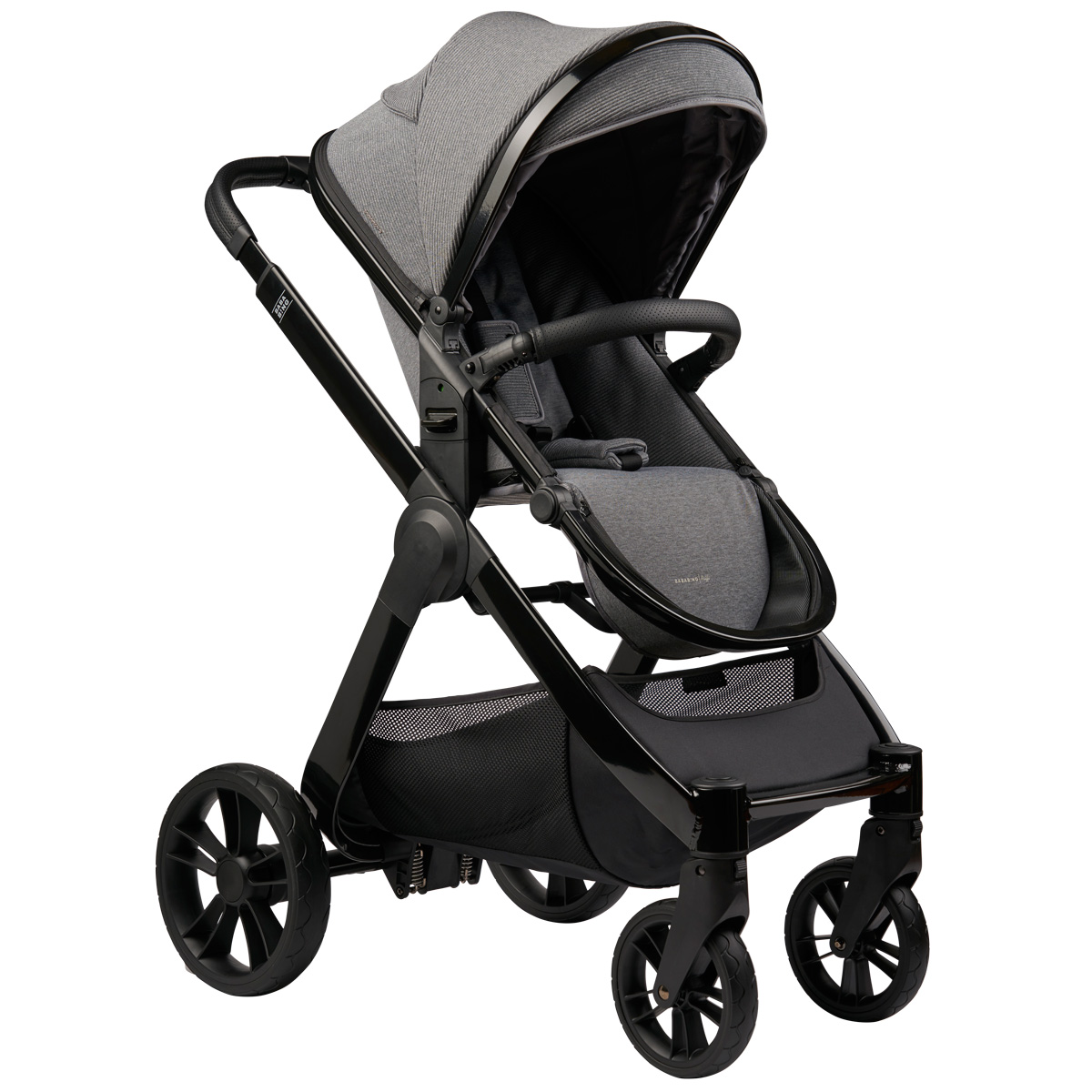 Dječja kolica 4u1 Bababing Raffi Anthra Grey + RECARO Salia Elite 2