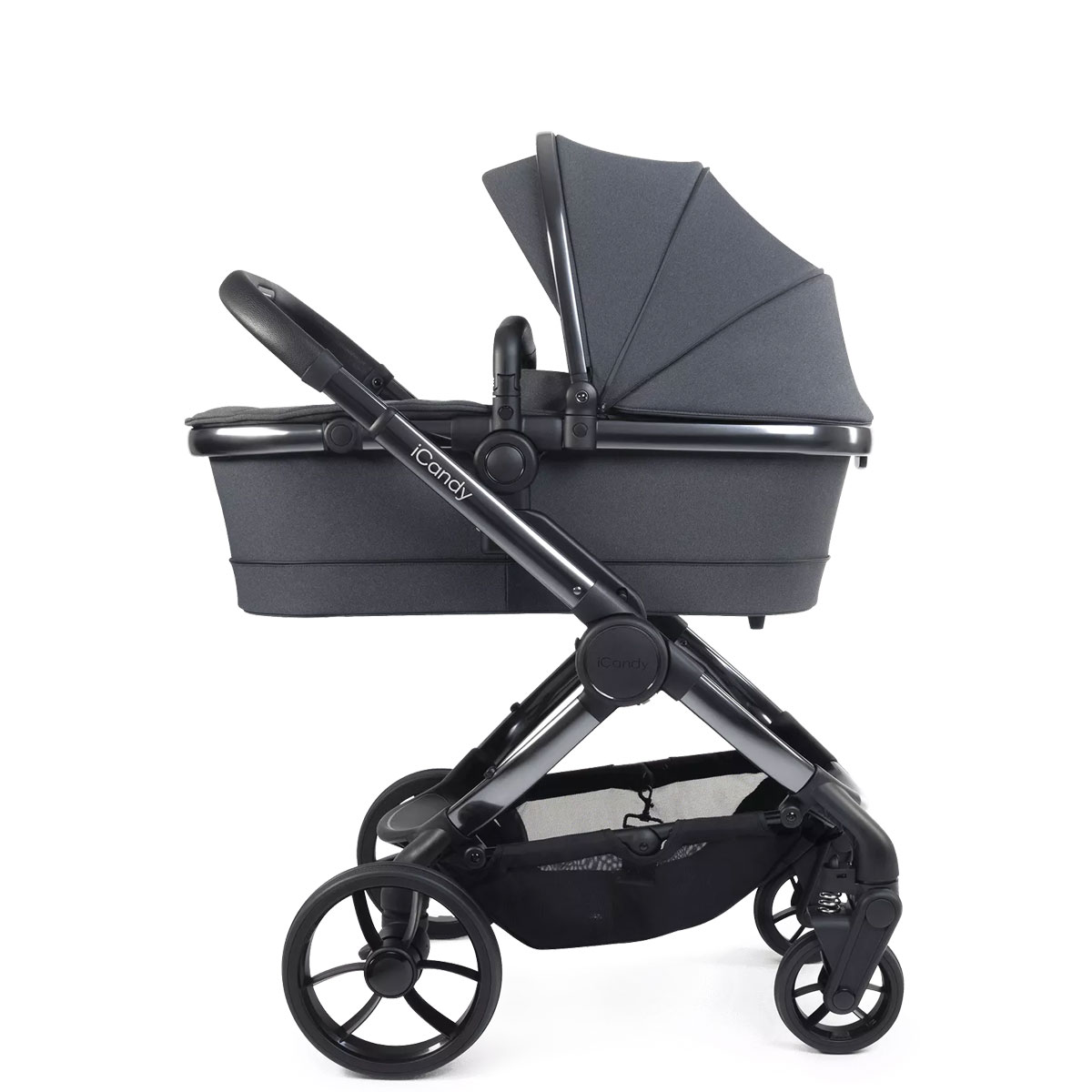 Dječja kolica 4u1 iCandy Peach 7 [Dark Grey Phantom] + RECARO Avan + baza 3