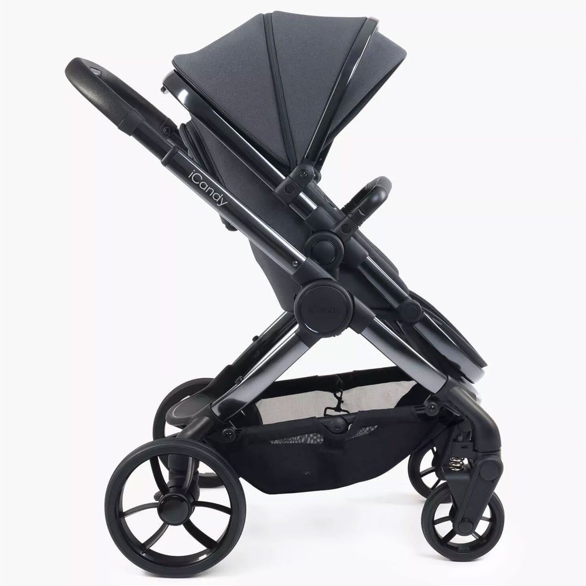 Dječja kolica 4u1 iCandy Peach 7 [Dark Grey Phantom] + RECARO Avan + baza 4