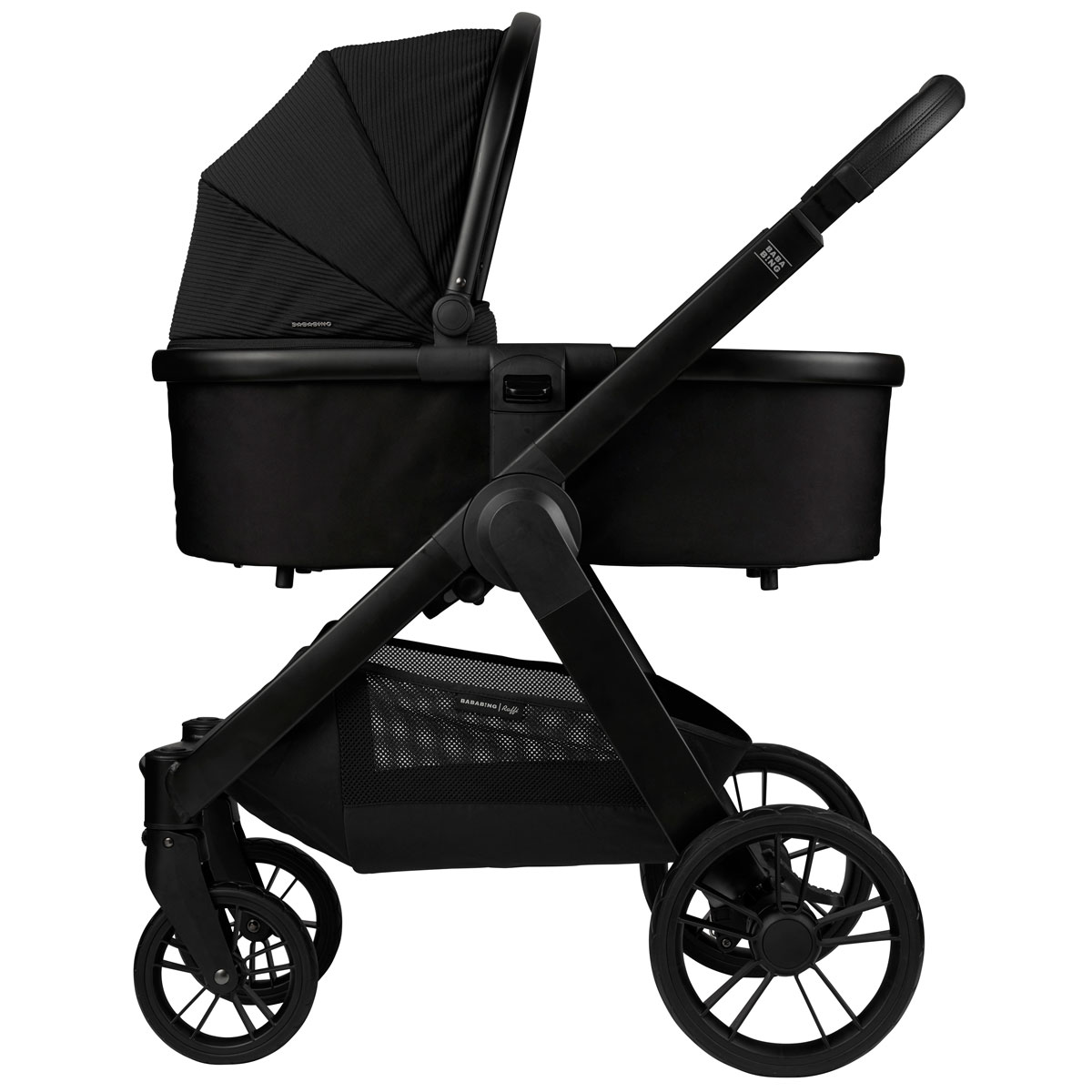 Dječja kolica 4u1 Bababing Raffi Black + RECARO Avan + Isofix 16