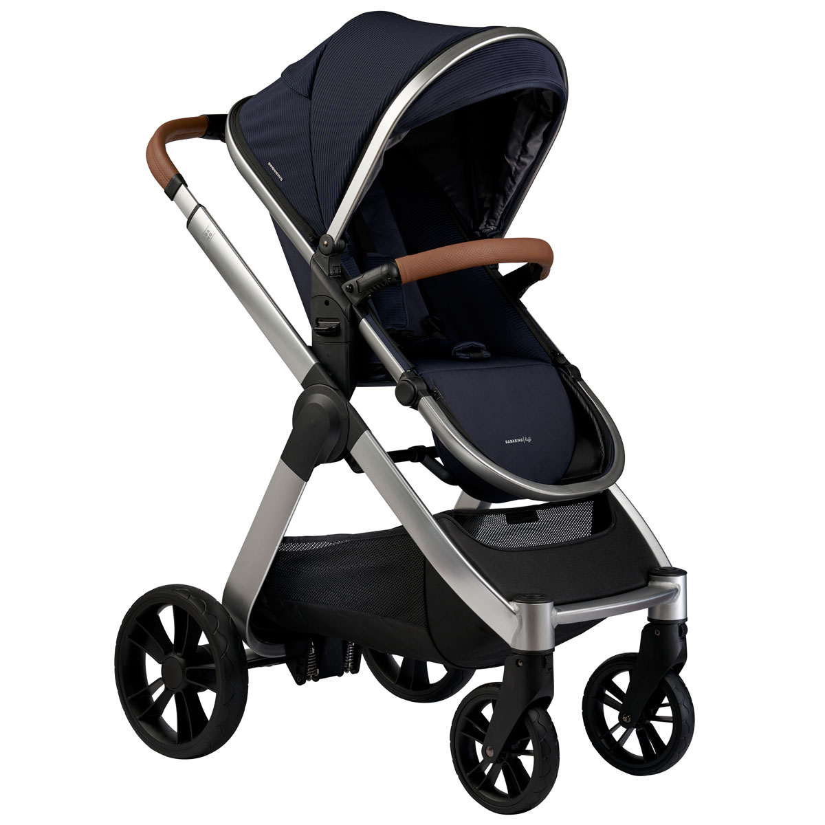 Dječja kolica 3u1 Bababing Raffi Navy Blue + RECARO Avan 7