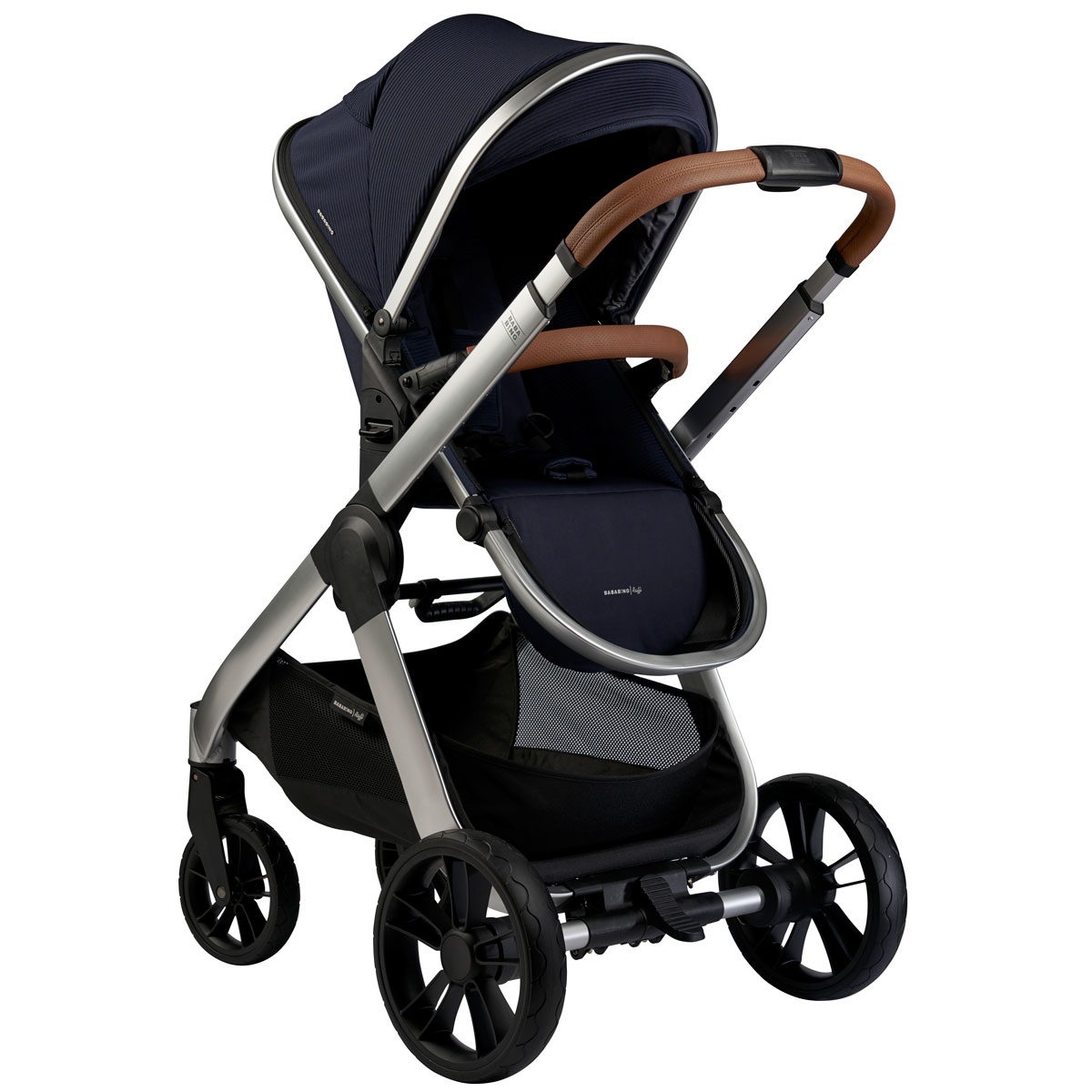 Dječja kolica 4u1 Bababing Raffi Navy Blue + RECARO Avan + Isofix 9