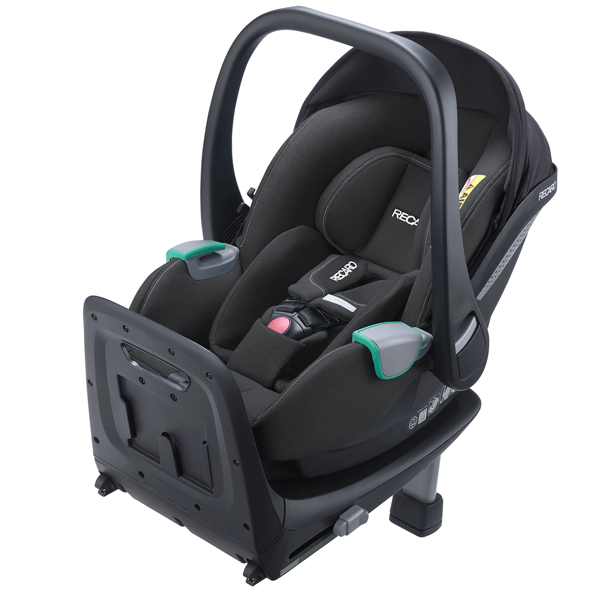 Dječja autosjedalica RECARO Avan i-Size [40 – 83 cm] Fibre Black  + Isofix baza