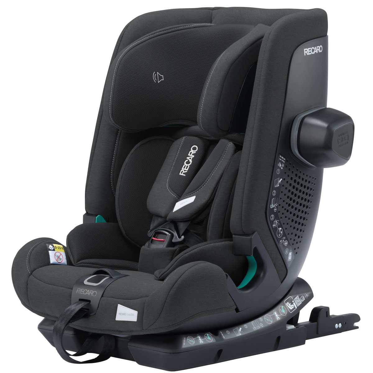 Dječja autosjedalica RECARO Toria Elite i-Size [76-150 cm] Fibre Black 2