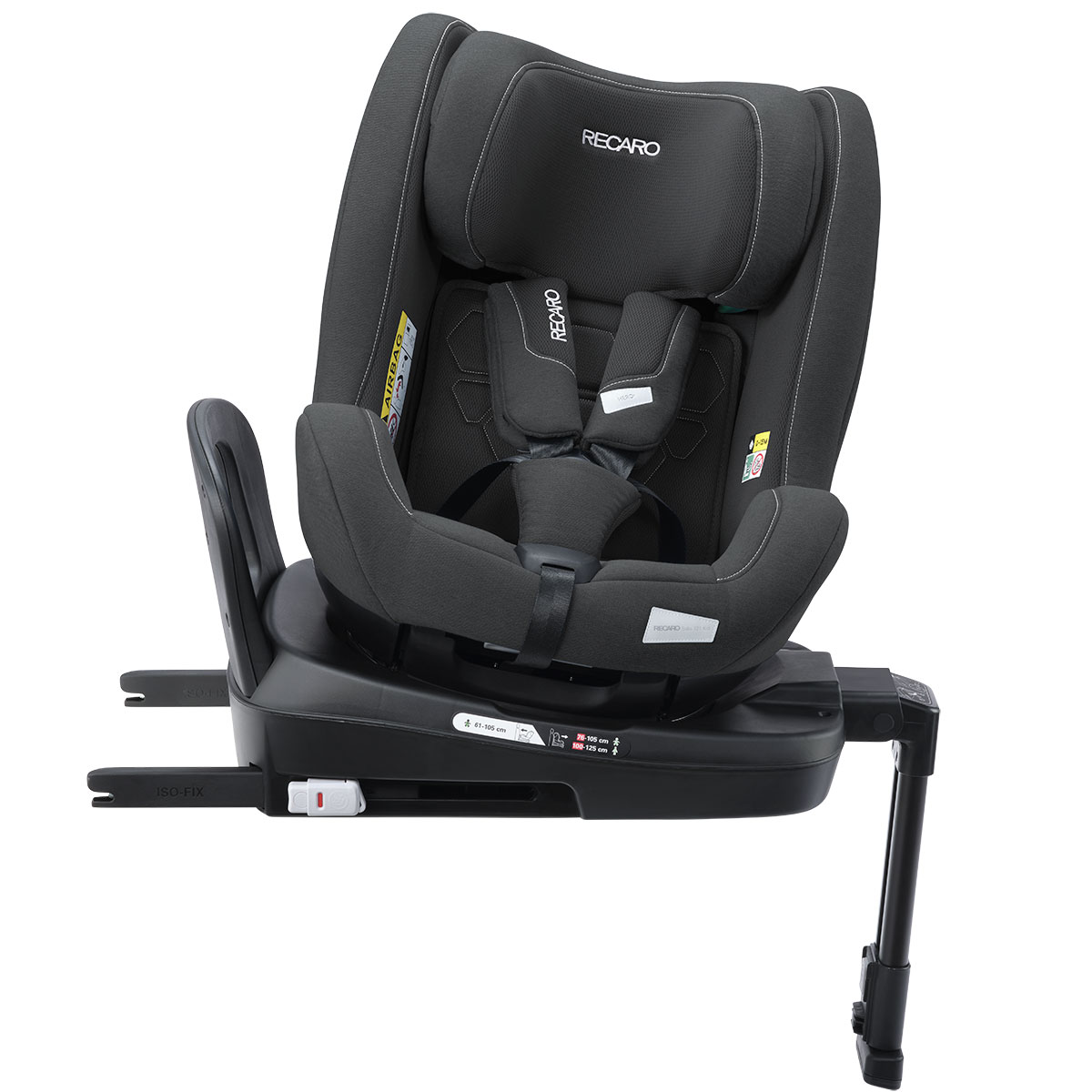 Dječja autosjedalica RECARO SALIA 125 KID iSize [61-125 cm] Fibre Black 1