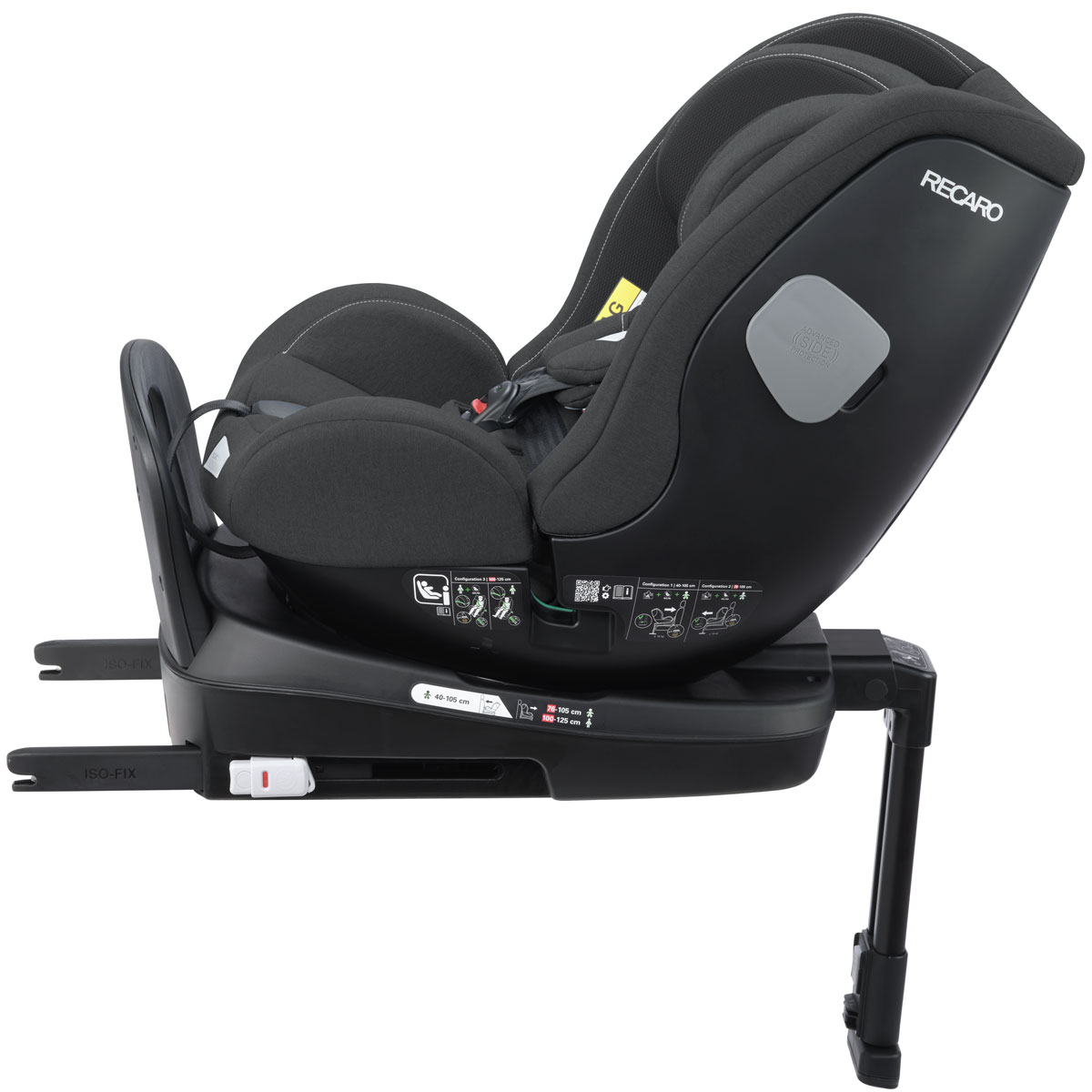 Dječja autosjedalica RECARO SALIA 125 i-Size [40-125 cm] Fibre Black 3