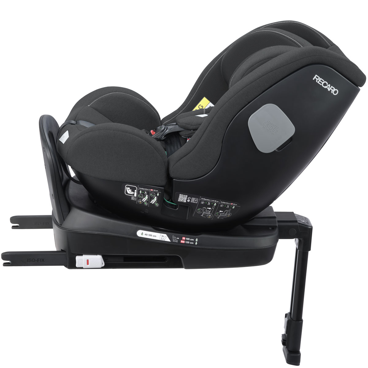 Dječja autosjedalica RECARO SALIA 125 i-Size [40-125 cm] Fibre Black 4