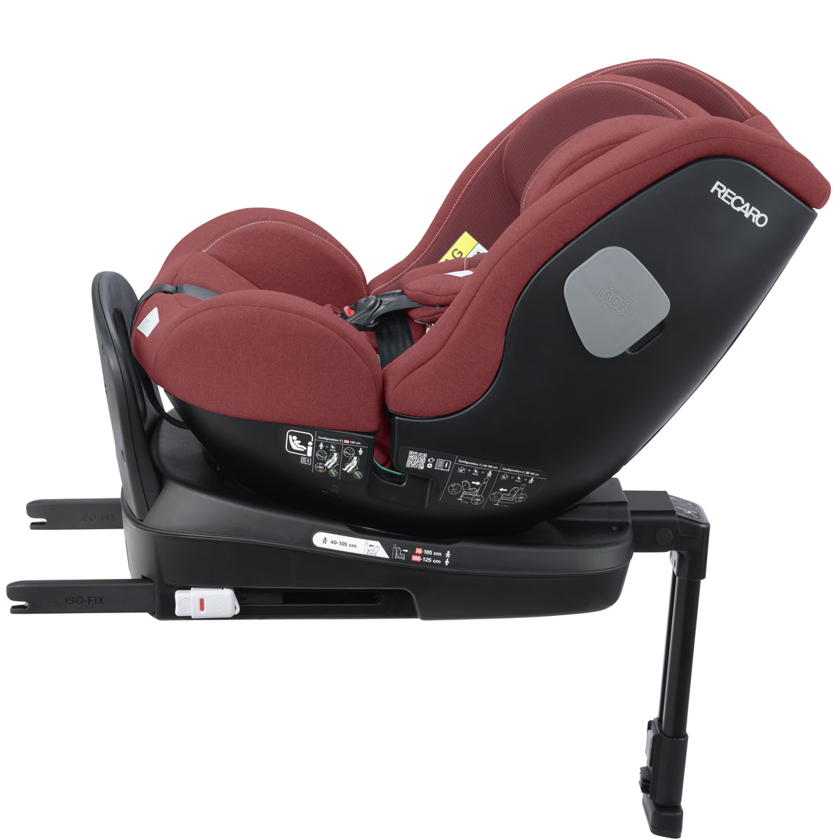 Dječja autosjedalica RECARO SALIA 125 KID iSize [61-125 cm] Iron Red 3