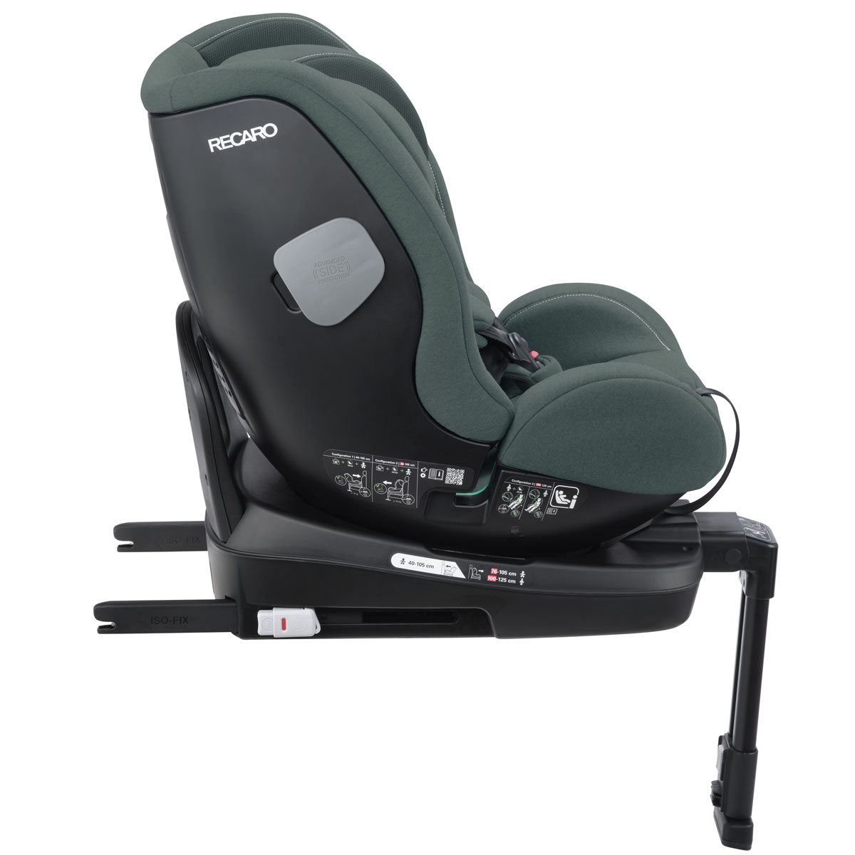 Dječja autosjedalica RECARO SALIA 125 KID iSize [61-125 cm] Mineral Green 5