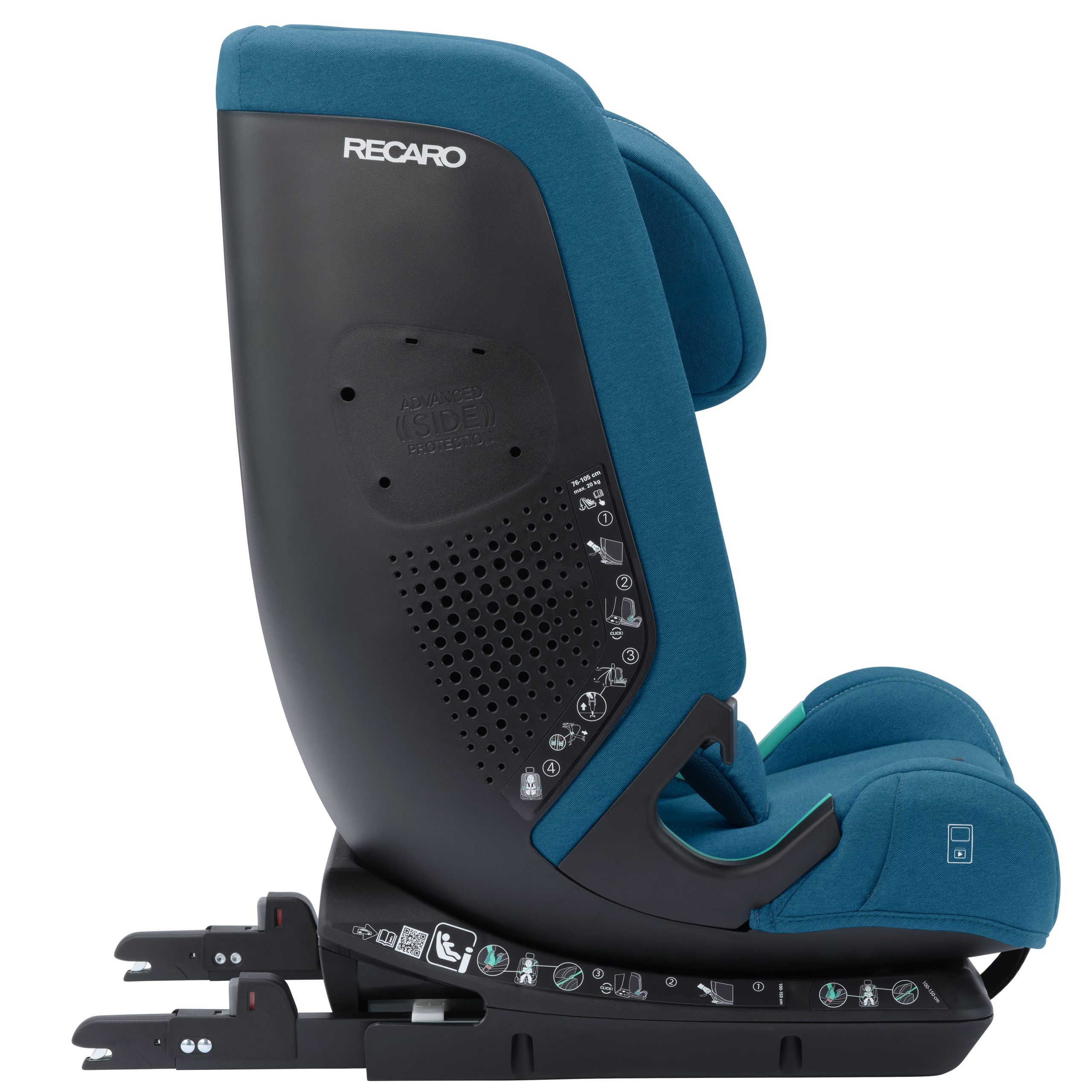 Dječja autosjedalica RECARO Toria Elite i-Size [76-150 cm] Steel Blue 9