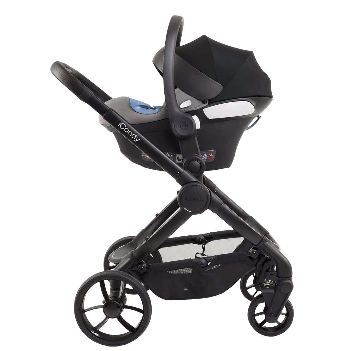 Dječja kolica 4u1 iCandy Peach 7 [Black] + RECARO Avan 3