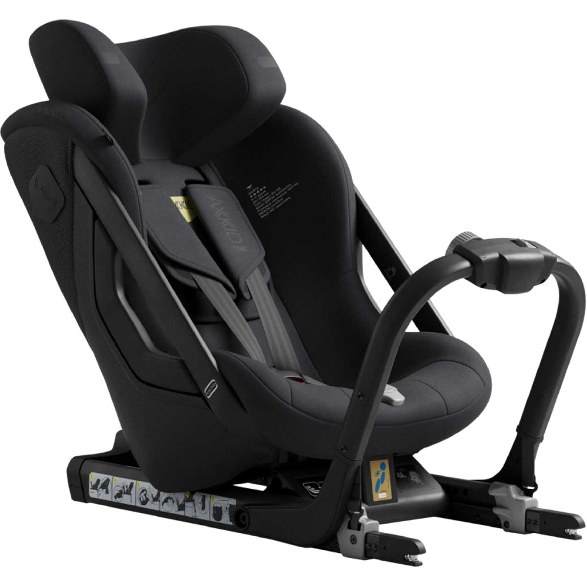 Dječja autosjedalica AXKID ONE 3+ i-Size [40–125 cm] Coastal Storm Black 6