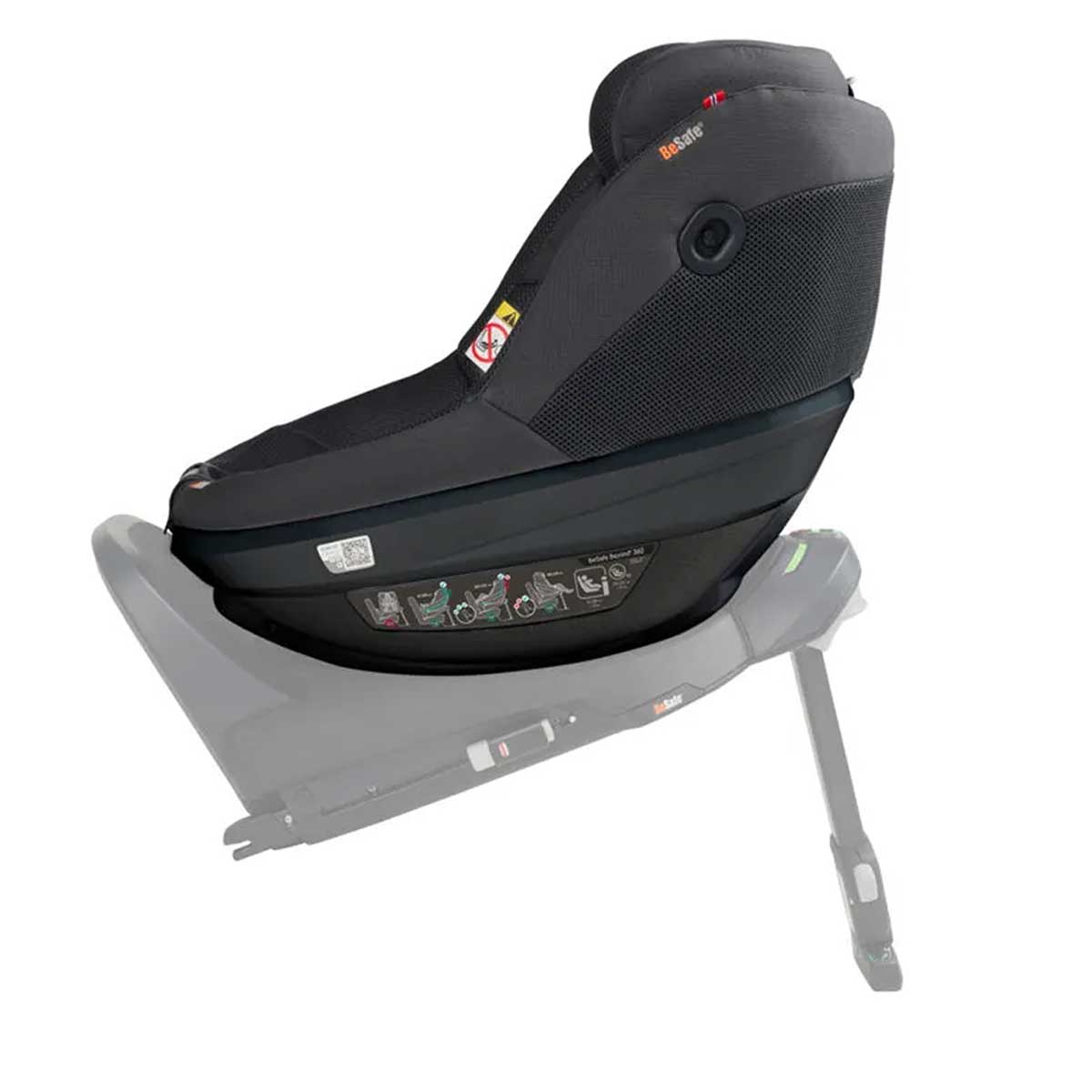 Dječja autosjedalica BeSafe Beyond²  360 [61-125 cm] Anthracite Mesh + baza 3