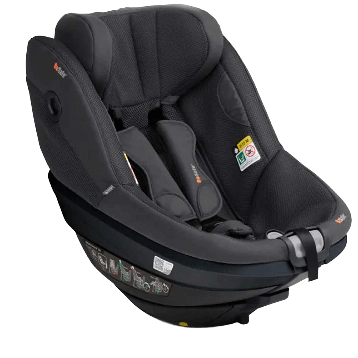 Otroški avtosedež BeSafe Beyond2 360 Anthracite Mesh