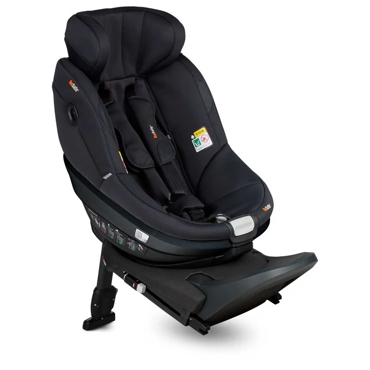Dječja autosjedalica BeSafe Beyond²  360 [61-125 cm] Black Soft Breeze + baza 3