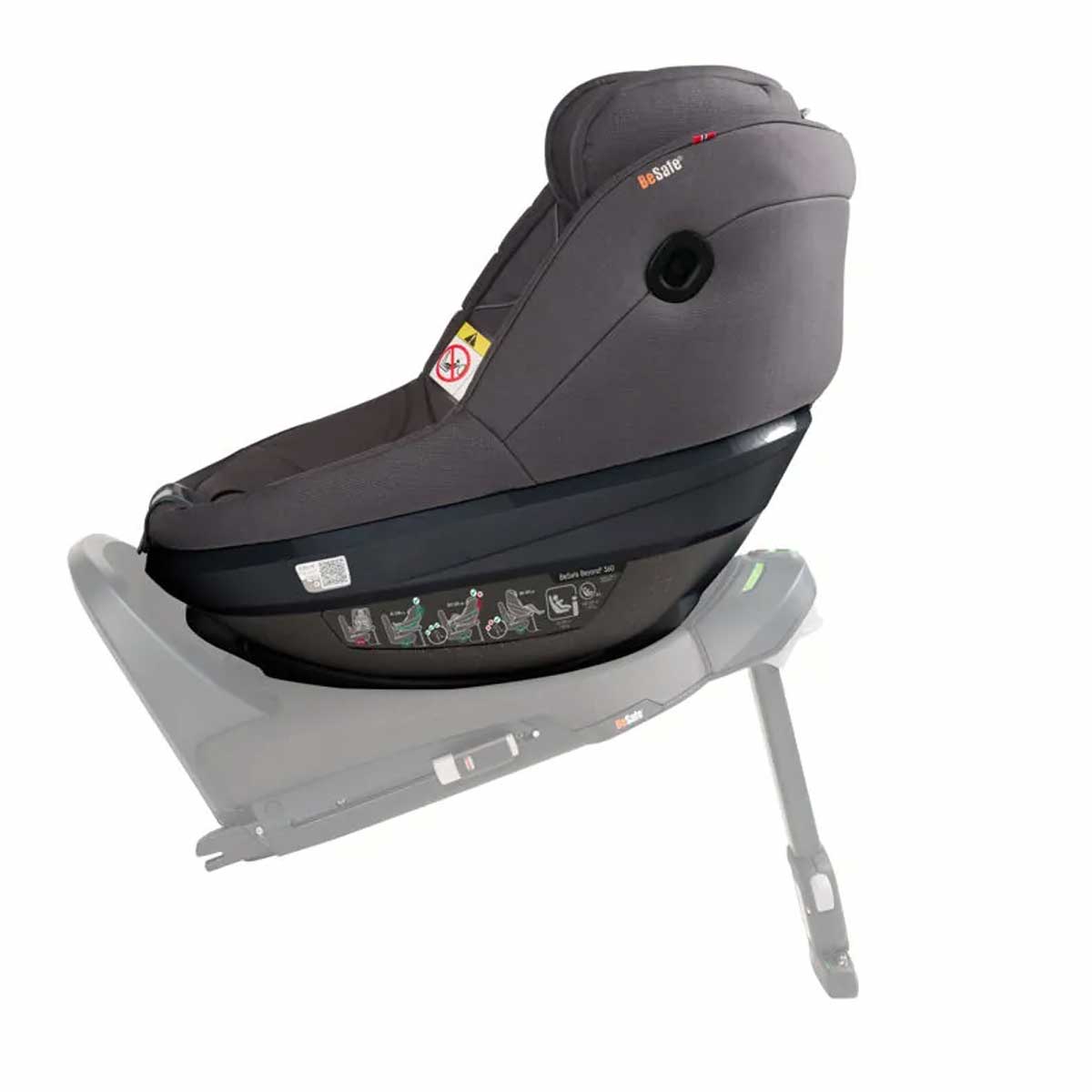 Dječja autosjedalica BeSafe Beyond²  360 [61-125 cm] Dark Grey Melange + baza 1