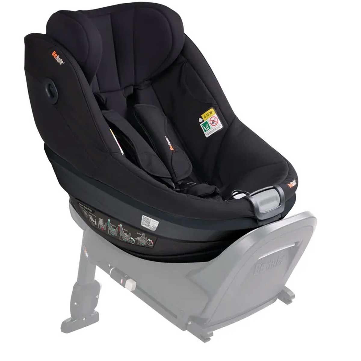 Dječja autosjedalica BeSafe Beyond²  360 [61-125 cm] Fresh Black Cab + baza 4