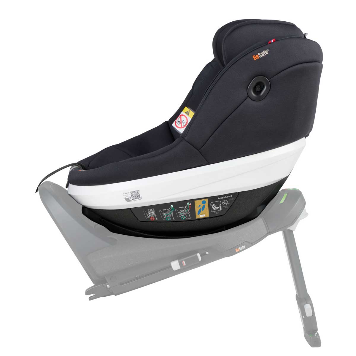 Dječja autosjedalica BeSafe Beyond RF [61-125 cm] Black Soft Breeze 6