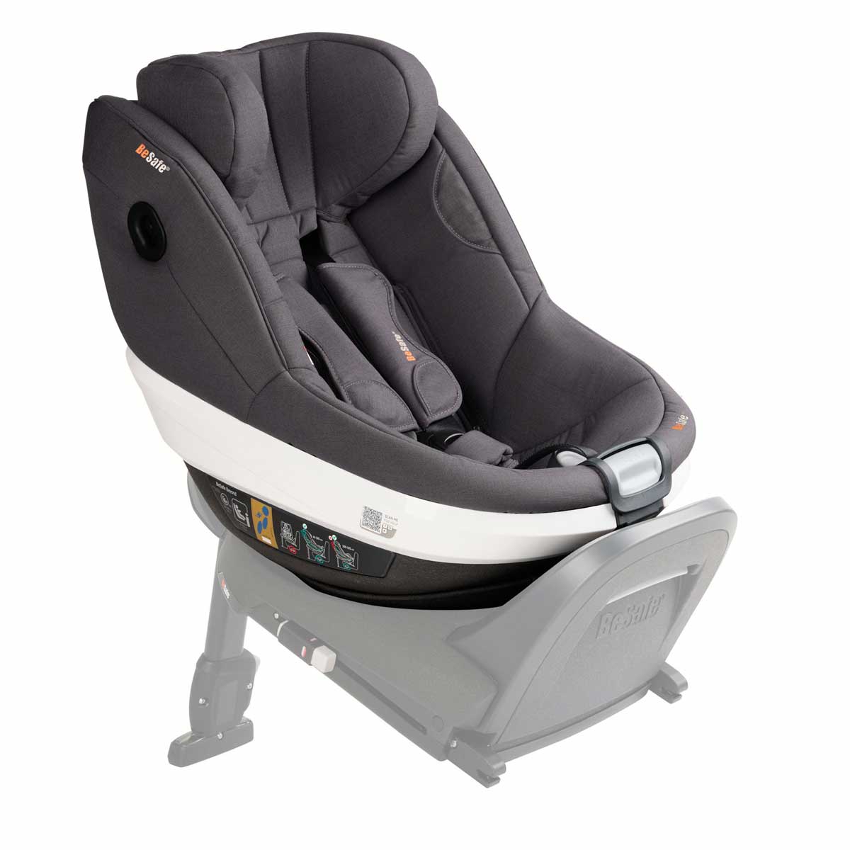 Dječja autosjedalica BeSafe Beyond RF [61-125 cm] Dark Grey + baza 2