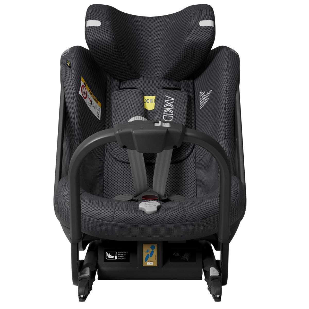 Dječja autosjedalica AXKID ONE 3 i-Size [61–125 cm] Mesh – Arctic Mist Grey 2