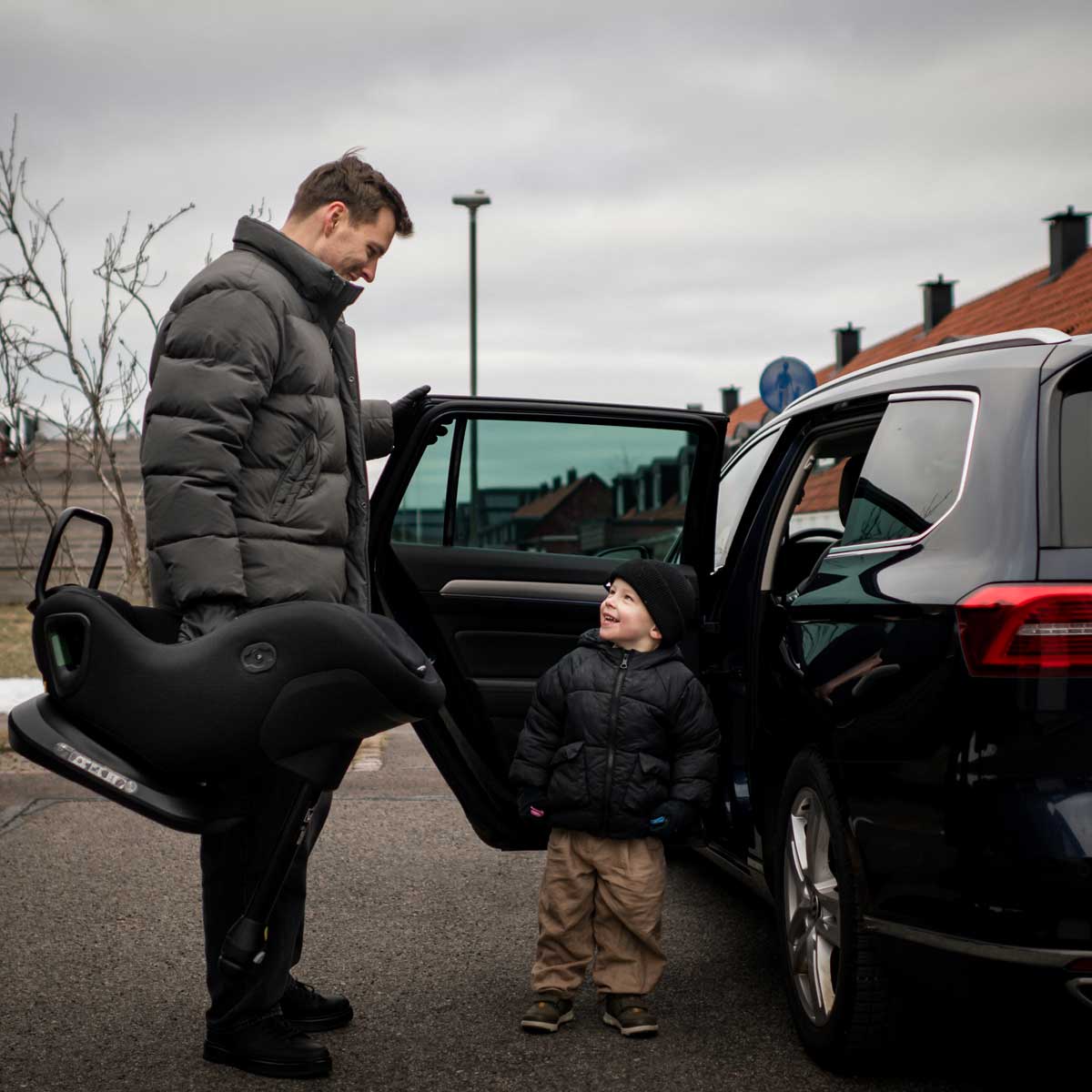 Otroški avtosedež Axkid Minikid Core Coastal Storm Black 15