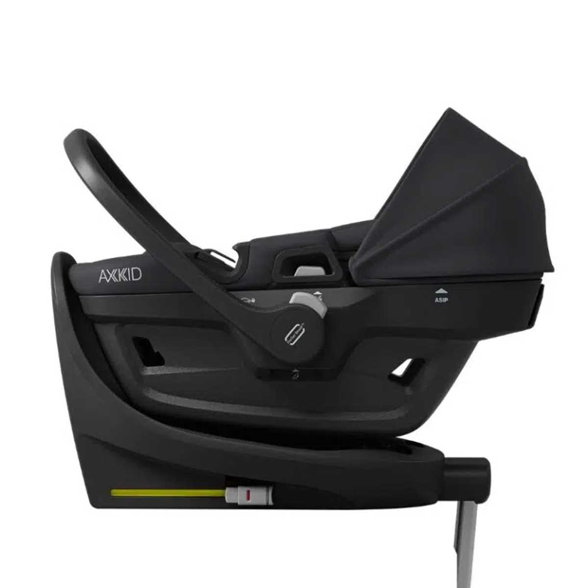 Dječja autosjedalica – jaje AXKID Zero Pro [40–87 cm] + ISOFIX Baza Coastal Storm Black 3