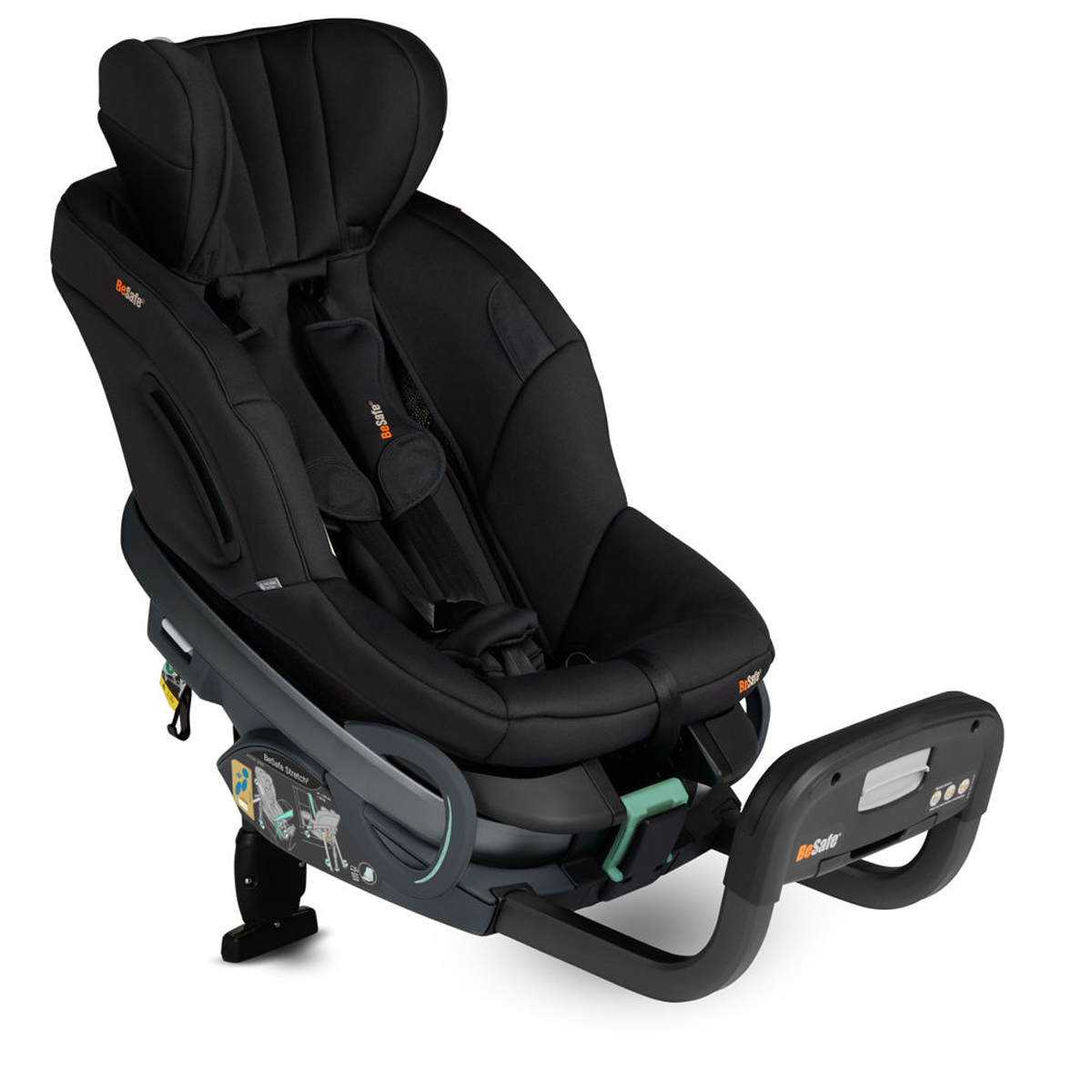 Dječja autosjedalica BeSafe Stretch² [61-125 cm] Black Soft Breeze 3