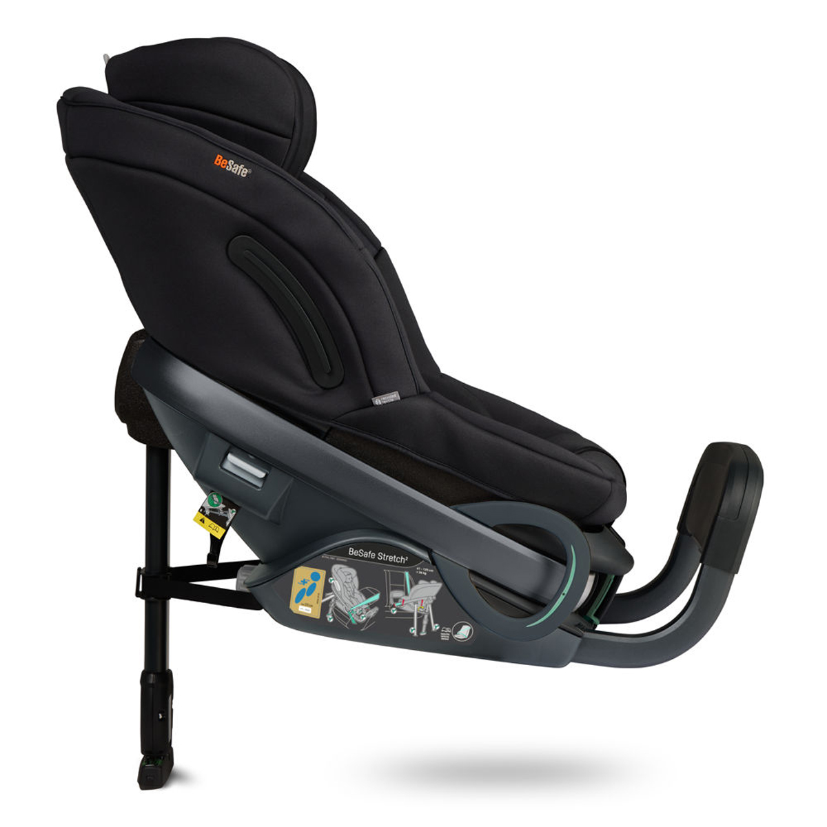Dječja autosjedalica BeSafe Stretch² [61-125 cm] Black Soft Breeze 4