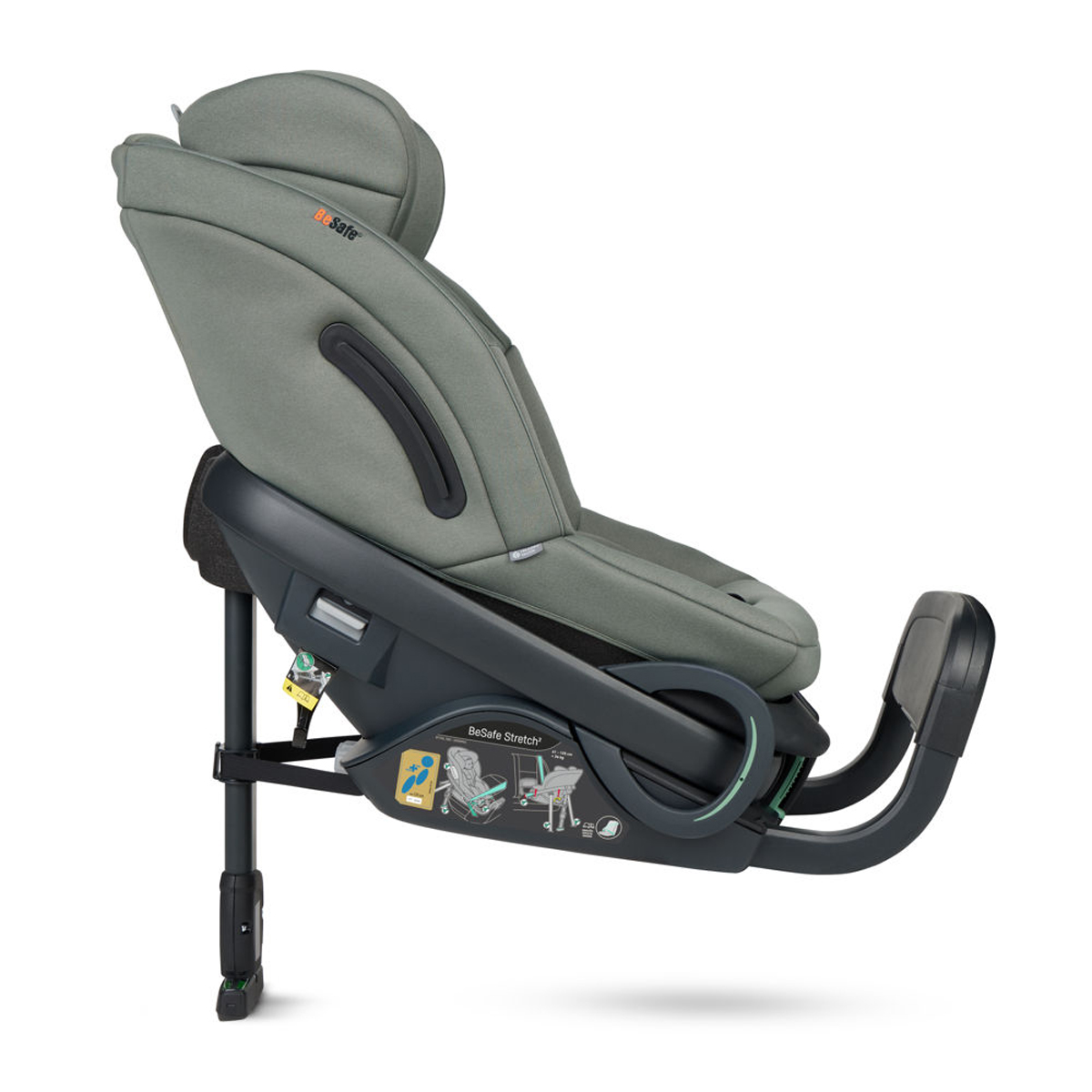 Dječja autosjedalica BeSafe Stretch² [61-125 cm] Meadow Green SoftBreeze 5