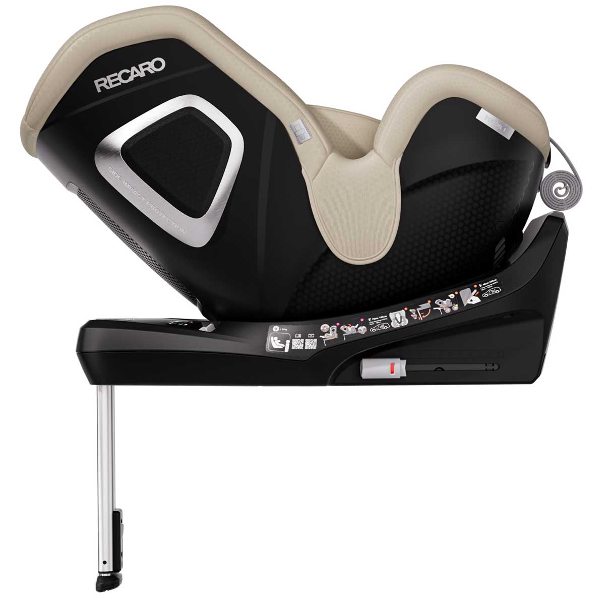 Dječja autosjedalica RECARO Toron 1 [40–105 cm] Elegant Beige 3