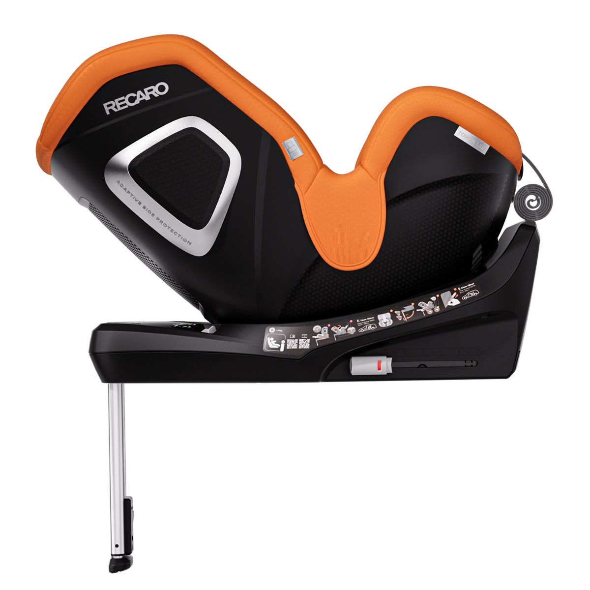 Dječja autosjedalica RECARO Toron 1 KID [61–105 cm] Vibrant Orange 2