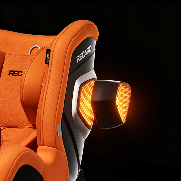 Otroški avtosedež RECARO Toron 1 KID Vibrant Orange opis 3