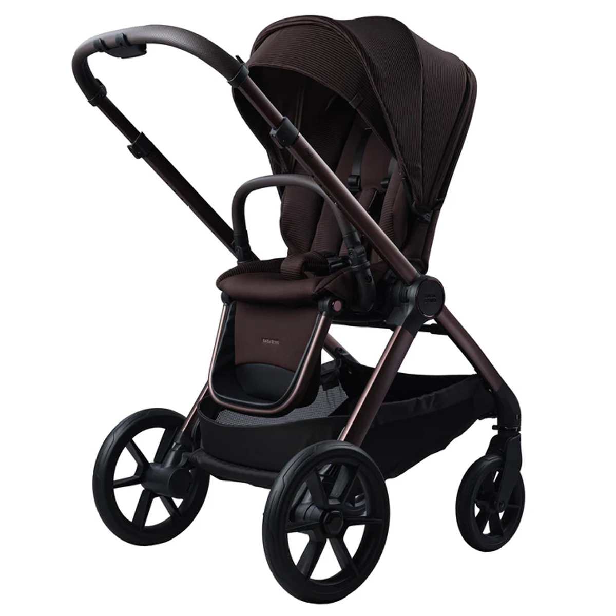 Dječja kolica 4u1 BabaBing Raffi 2.0 [Kofe] + jaje AXKID + Isofix 5