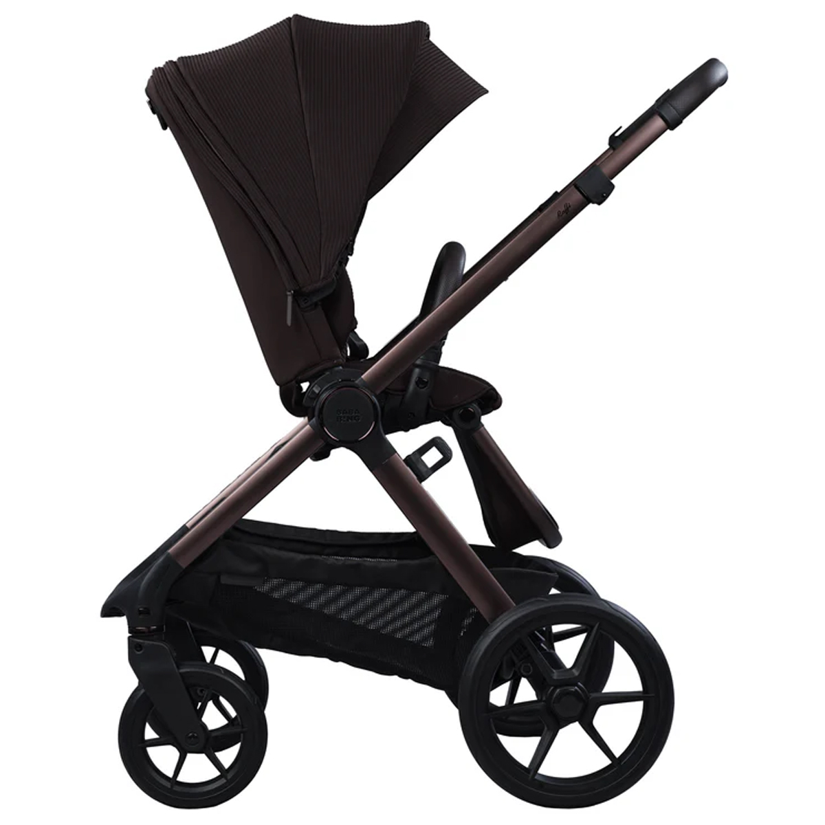 Dječja kolica 4u1 BabaBing Raffi 2.0 [Kofe] + jaje AXKID + Isofix 8