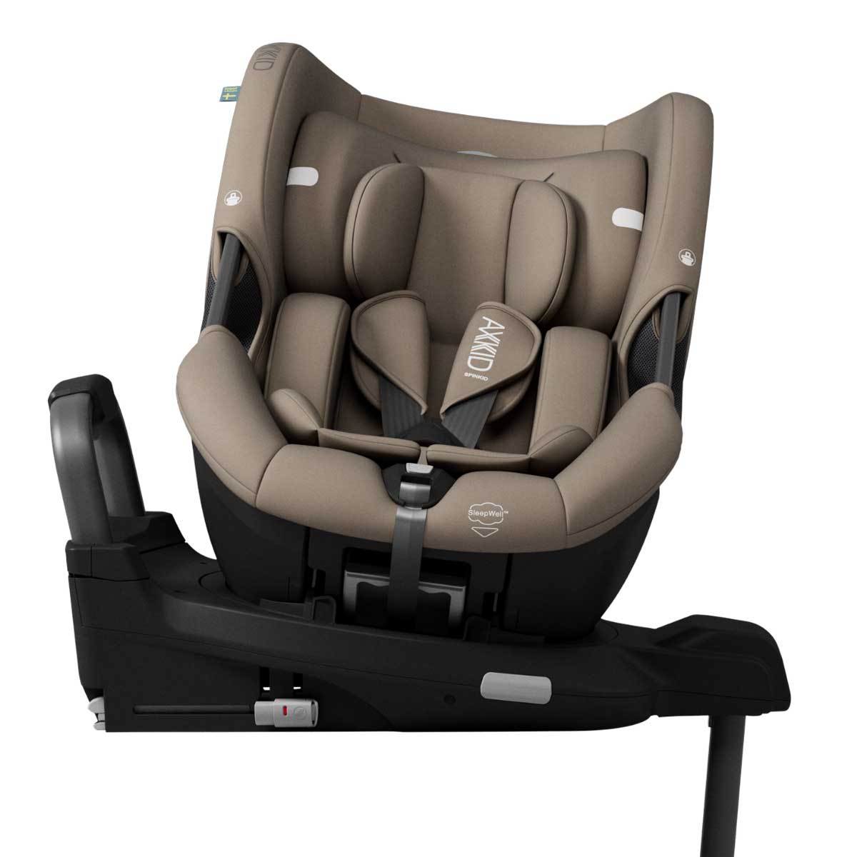 Dječja autosjedalica AXKID Spinkid 2 [40–105 cm] Driftwood Beige 2