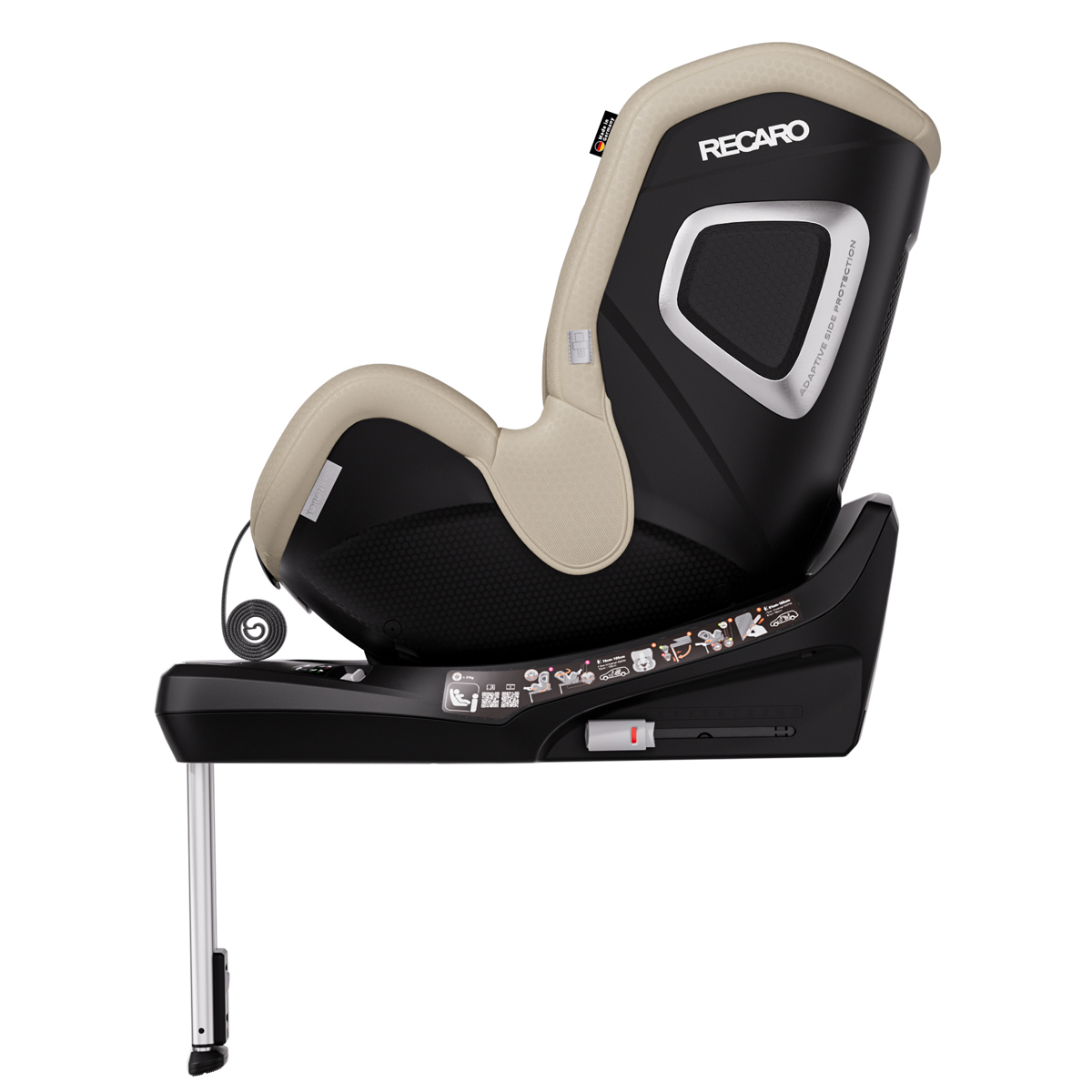 Dječja autosjedalica RECARO Toron 1 KID [61–105 cm] Elegant Beige 2