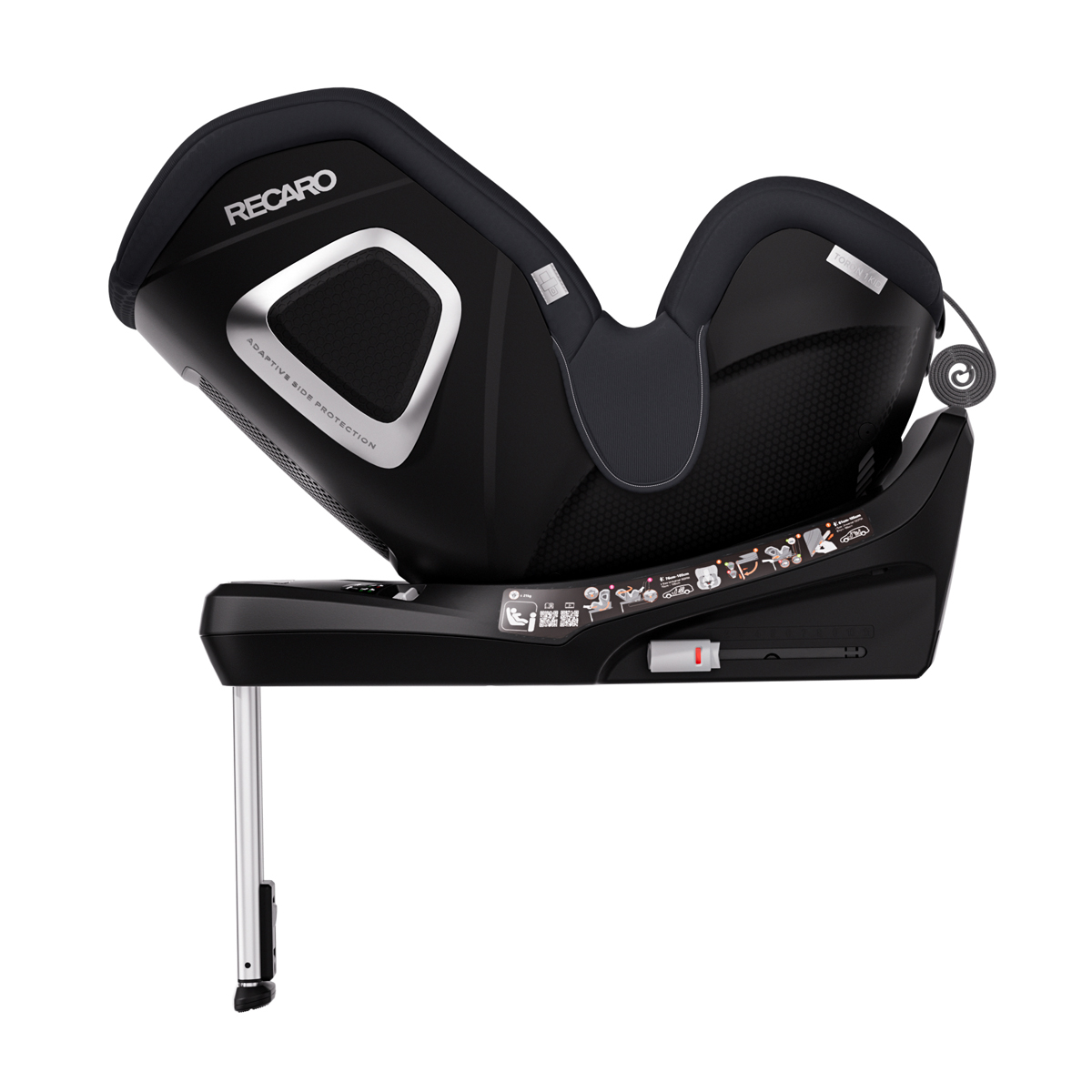 Dječja autosjedalica RECARO Toron 1 KID [61–105 cm] Fresh Black 2