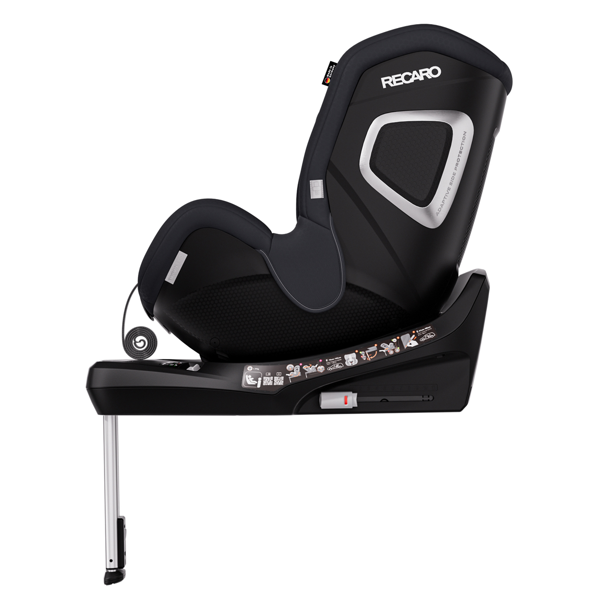 Dječja autosjedalica RECARO Toron 1 KID [61–105 cm] Fresh Black 4